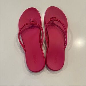 OluKai Women's Aka Bright‎ Pink Sandals Size 10